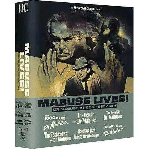 Mabuse Lives - Limited Edition Blu-Ray Box Set featuring Dr Mabuse films from CCC 1960-1964.