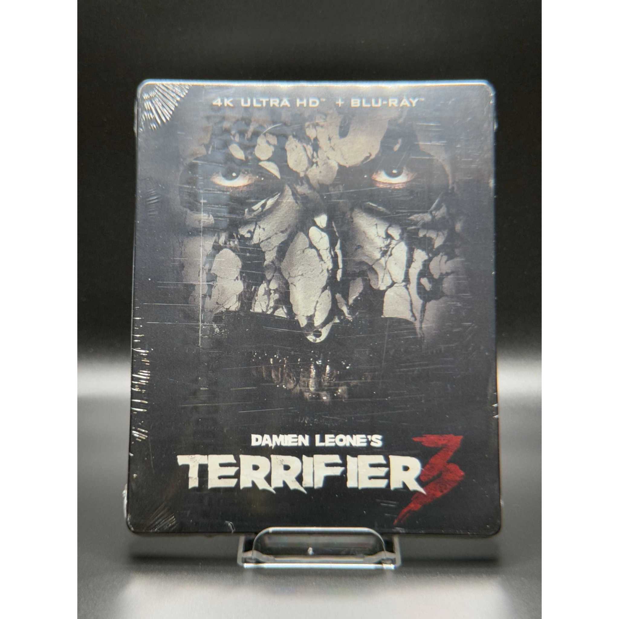Terrifier 3 Collector's Edition Steelbook 4K UHD + Blu-Ray.