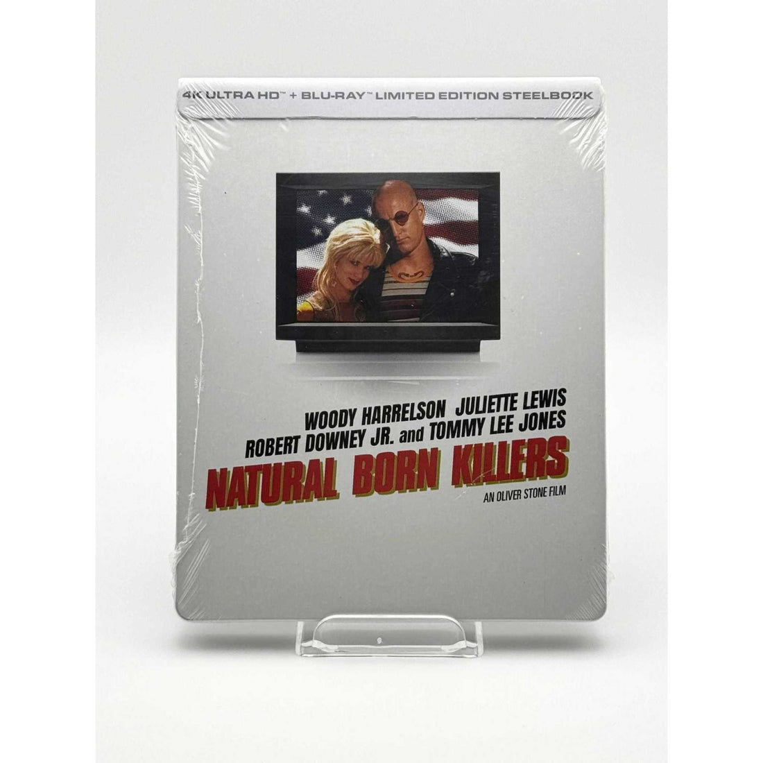 Natural Born Killers 4K UHD + Blu-ray Limited Edition Steelbook front cover