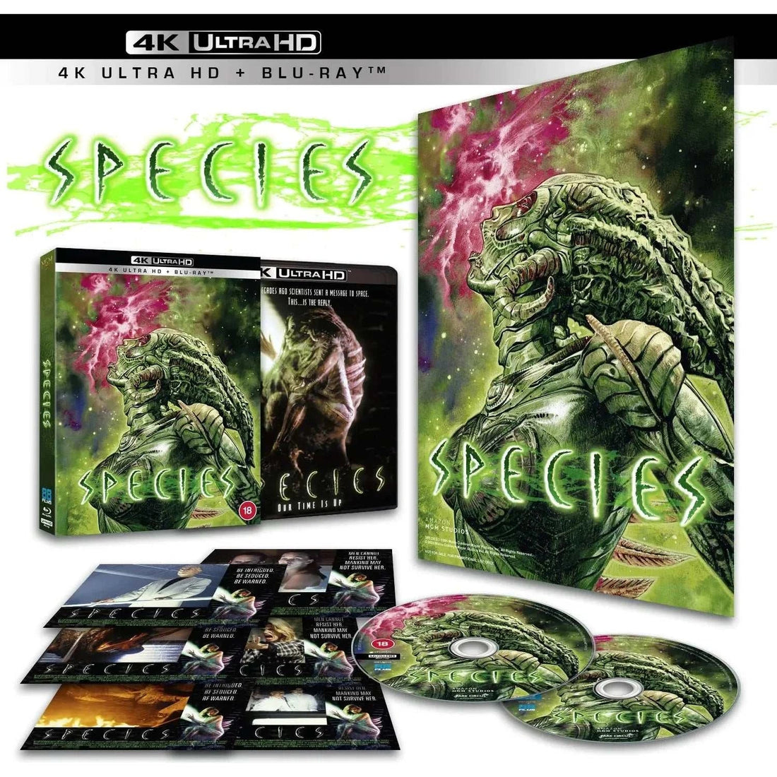 Species Limited Deluxe Collector's Edition 4K Ultra HD + Blu-Ray box.