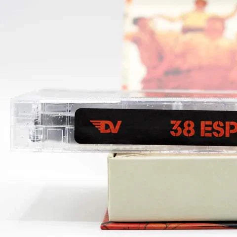 Degausser Video 38 Especial Limited Edition Deluxe LED VHS with packaging on display.