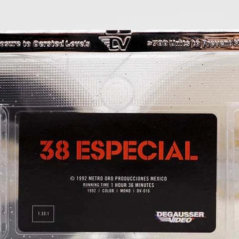 Degausser Video - 38 Especial Limited Edition Deluxe LED VHS Cover