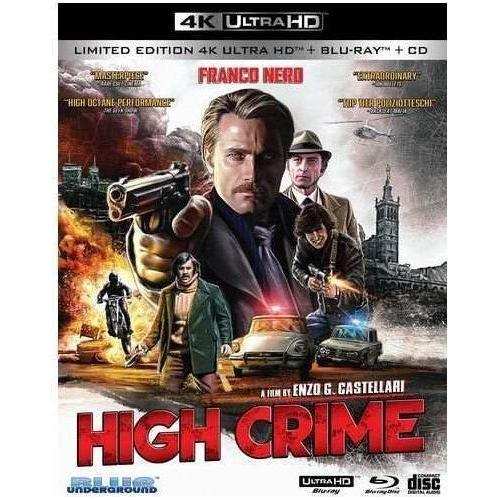 High Crime 4K UHD with Blu-ray and CD featuring Franco Nero, includes slipcover.