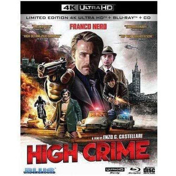 High Crime 4K UHD with Blu-ray and CD featuring Franco Nero, includes slipcover.