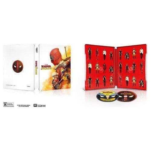 Deadpool And Wolverine (Deadpool Cover) 4K UHD + Blu-Ray + Digital Limited Edition Steelbook OUTER COVER