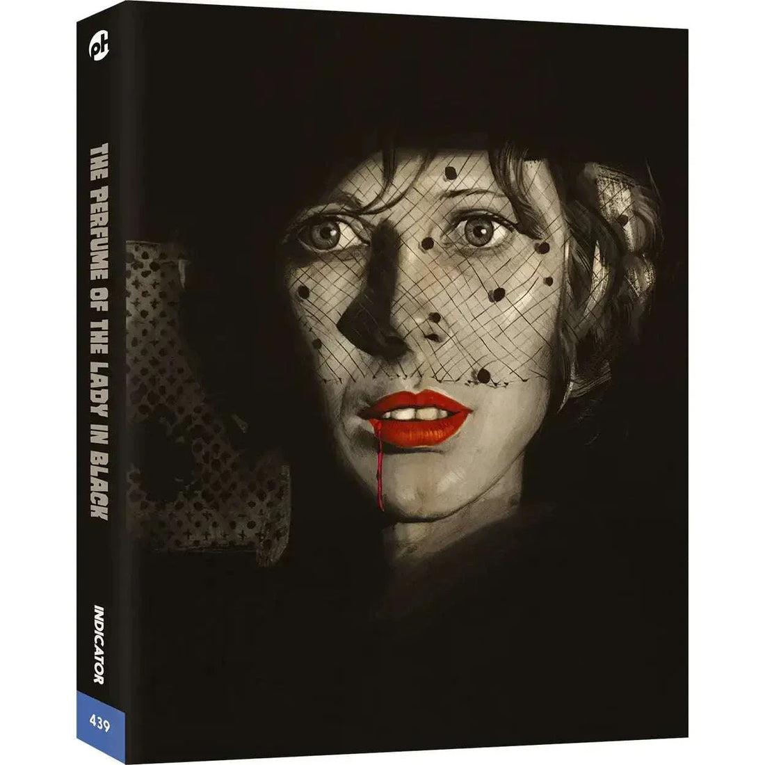 Limited edition 4K Ultra HD box cover of "The Perfume of the Lady in Black."