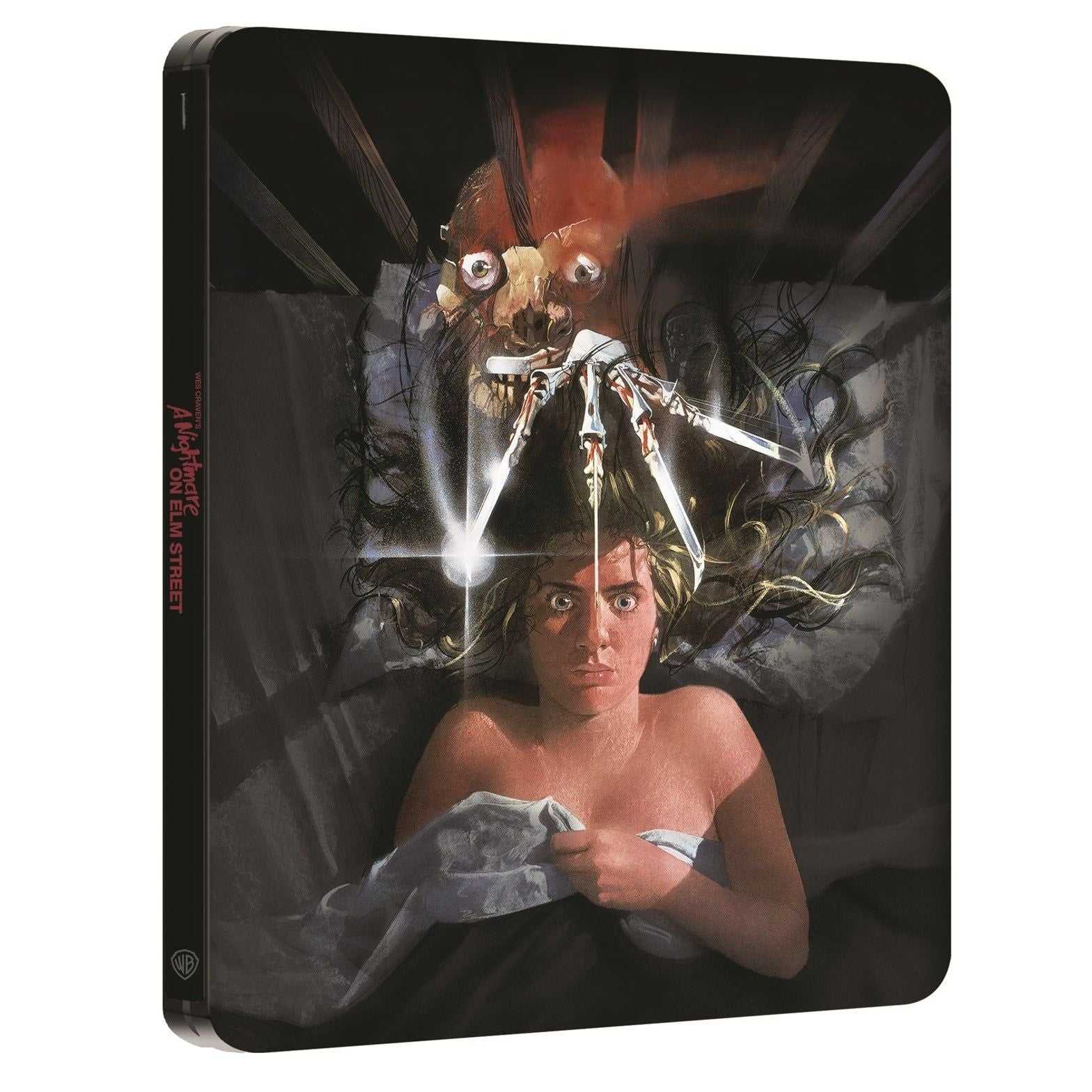 Limited edition A Nightmare On Elm Street 1 to 7 Steelbook box set in 4K Ultra HD and Blu-Ray, horror movie collector's item