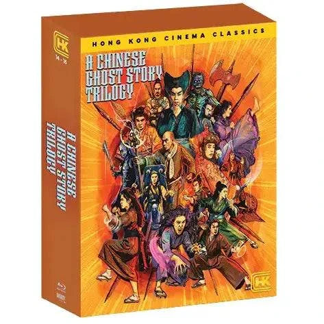 Blu-ray box set of A Chinese Ghost Story Trilogy Hong Kong Cinema Classics with illustrated cover art