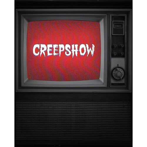 Creepshow Complete Series horror anthology title screen on vintage TV display