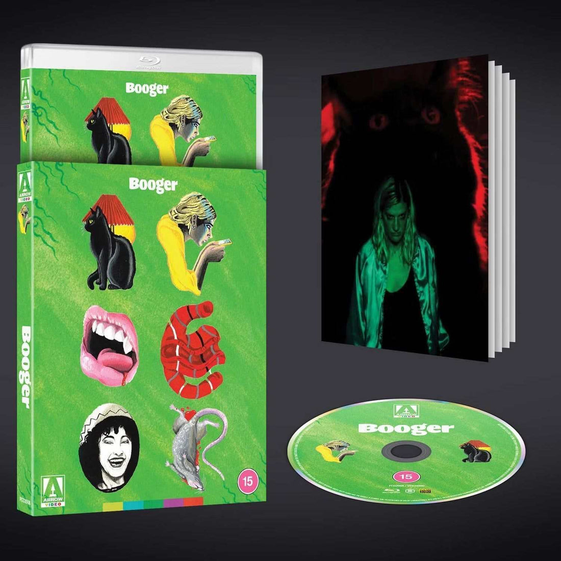 Limited Edition Booger Blu-ray with slipcover and booklet (Region B).