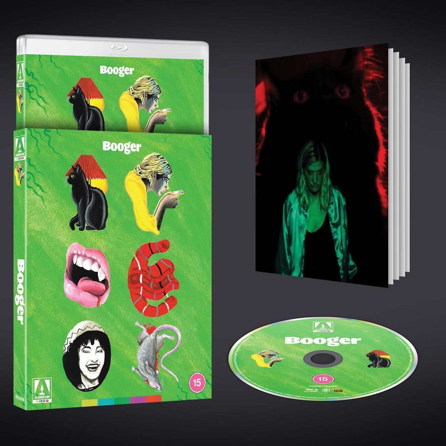 Limited Edition Blu-ray Booger with slipcover and booklet, REGION B.
