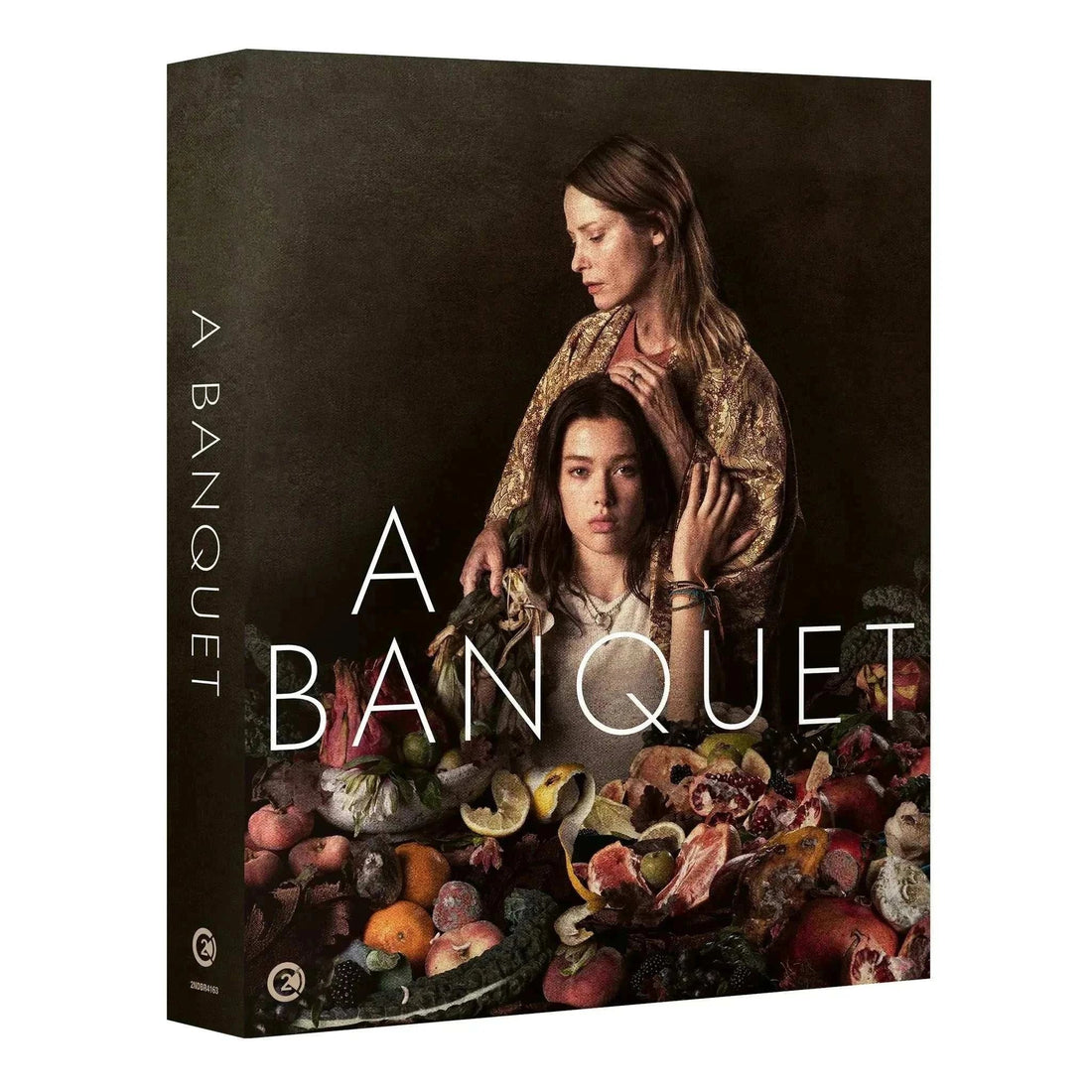 Limited Edition Blu-Ray of "A Banquet" with rigid slipcase and extras, featuring new artwork.