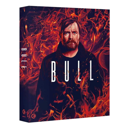 Bull Limited Edition Blu-Ray with Rigid Slipcase and Extras, featuring fiery cover art.