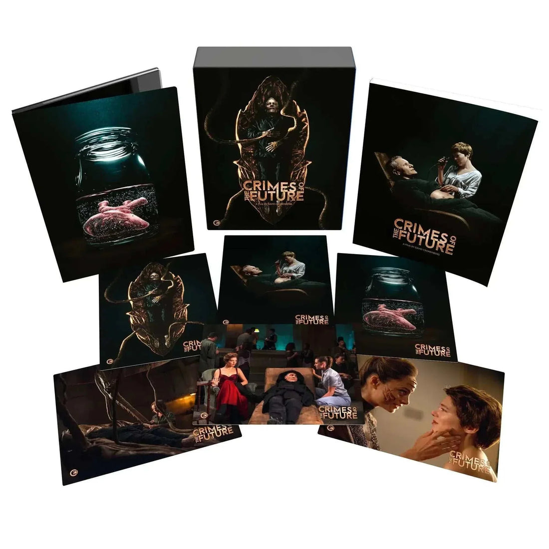 Crimes Of The Future Limited Edition 4K Ultra HD Blu-Ray with slipcase and special features.