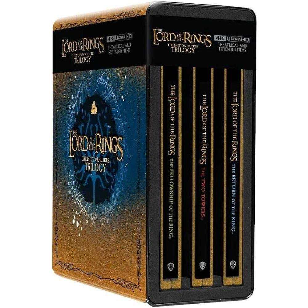 The Lord Of The Rings Trilogy Limited Edition Steelbook Box Set 4K Ultra HD