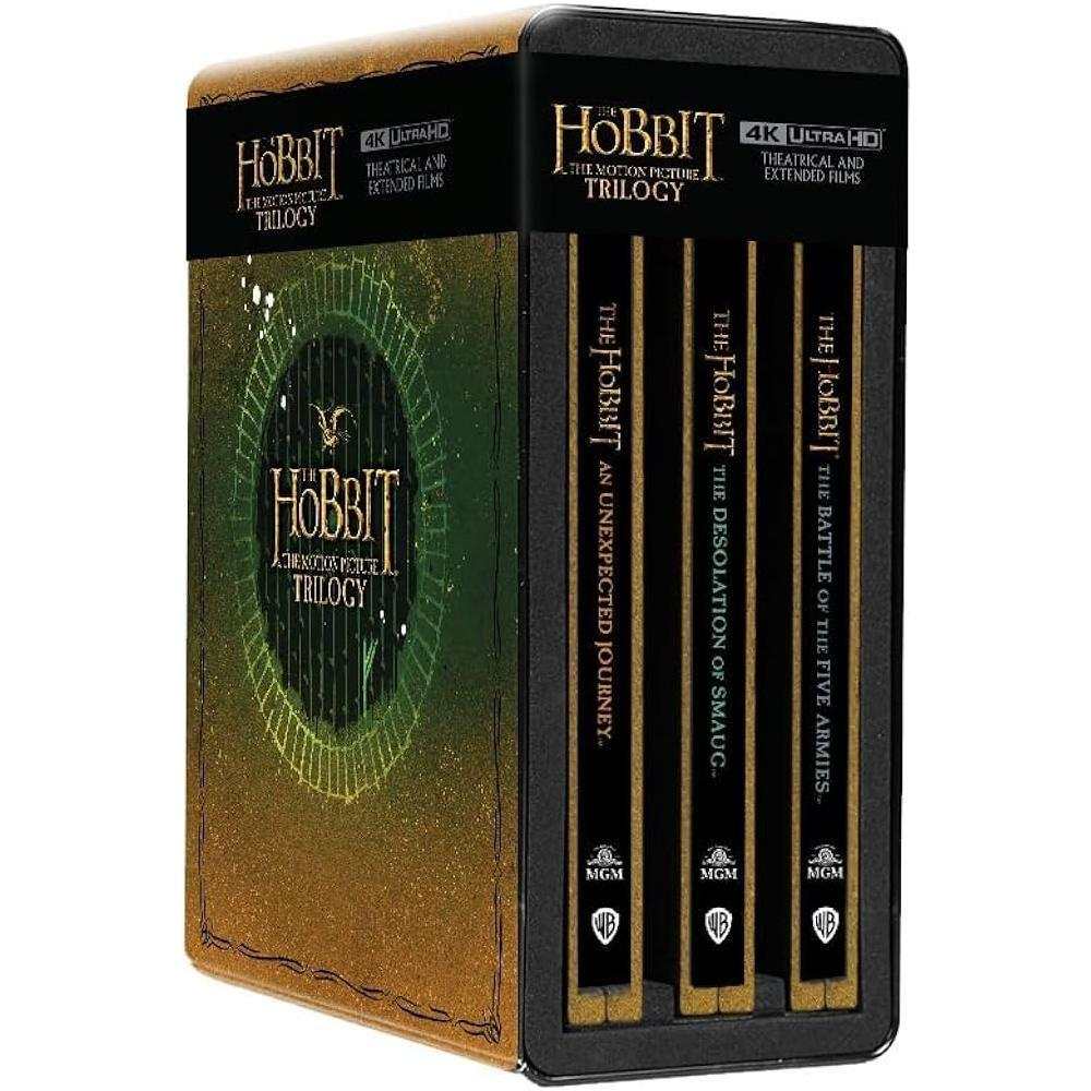 The Hobbit Trilogy Limited Edition Steelbook Box Set 4K Ultra HD