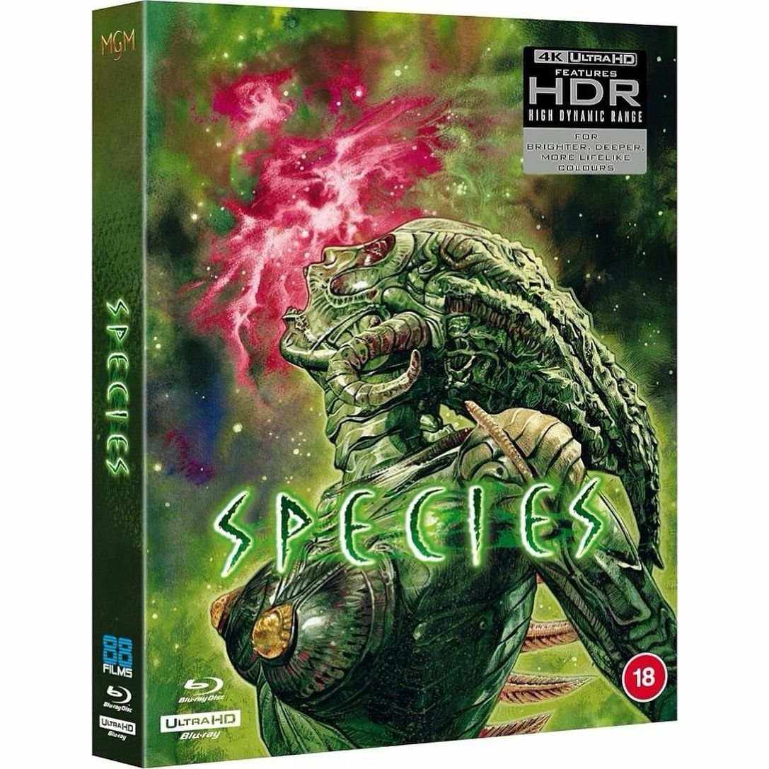 Species Limited Deluxe Collector's Edition 4K Ultra HD + Blu-Ray box.