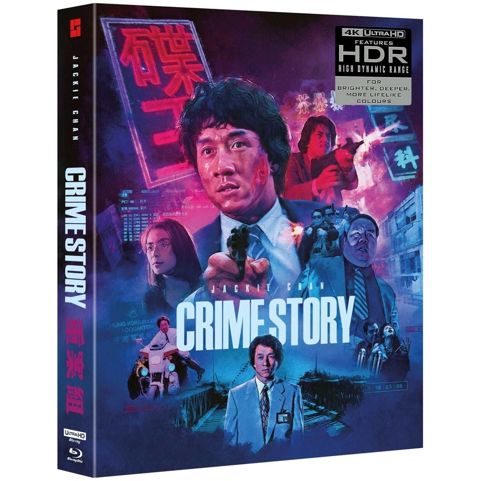 Crime Story Limited Deluxe Edition 4K Ultra HD Blu-Ray with slipcase and extras.