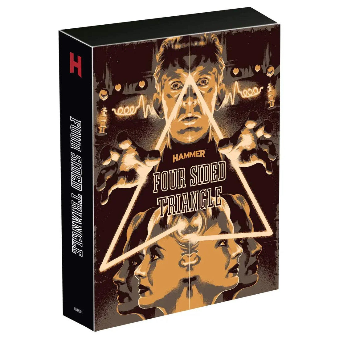 Four Sided Triangle Limited Collectors Edition 4K Ultra HD Blu-Ray with rigid slipcase and extras.