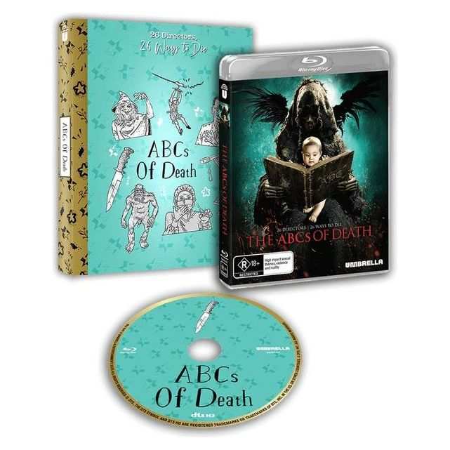 PRE-ORDER: ABC's Of Death (2012) Blu-Ray w/ Limited Edition Slipcover