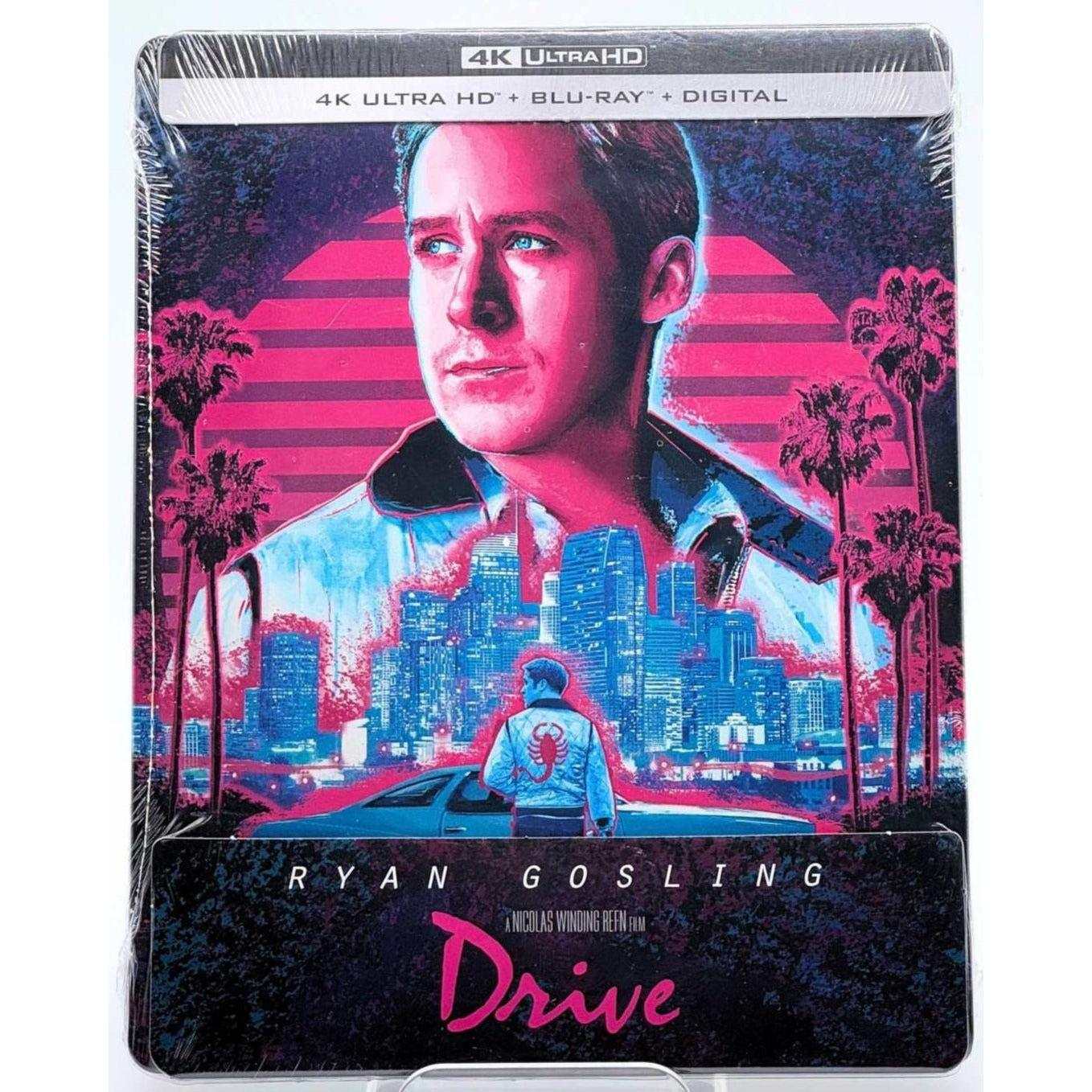 Drive 4K UHD + Blu-Ray + Digital Limited Edition Steelbook front cover live picture