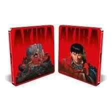 Akira 4K UHD + Blu-Ray Limited Edition Steelbook with vibrant red cover design.