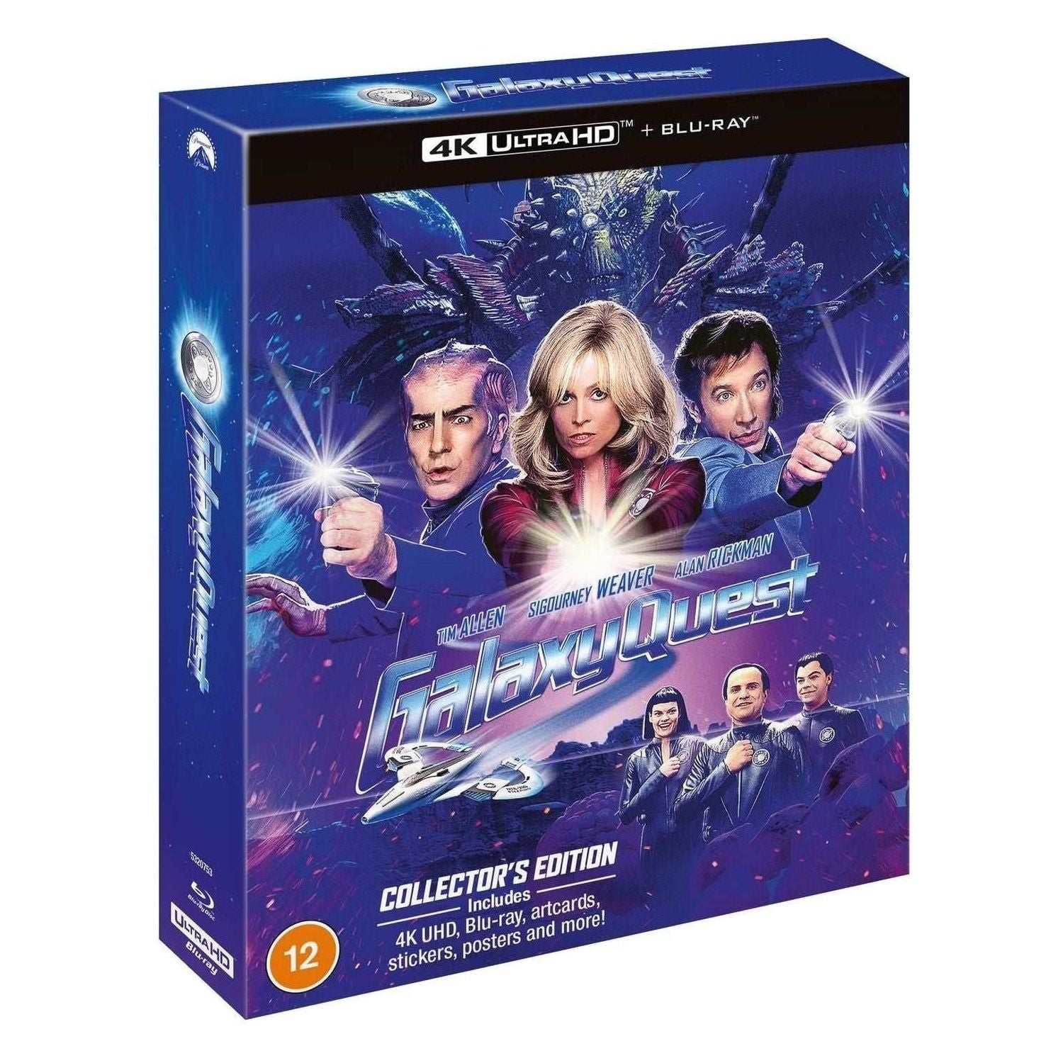 Galaxy Quest Limited Edition Steelbook Collectors Edition 4K Ultra HD + Blu-Ray with slipcase and extras.