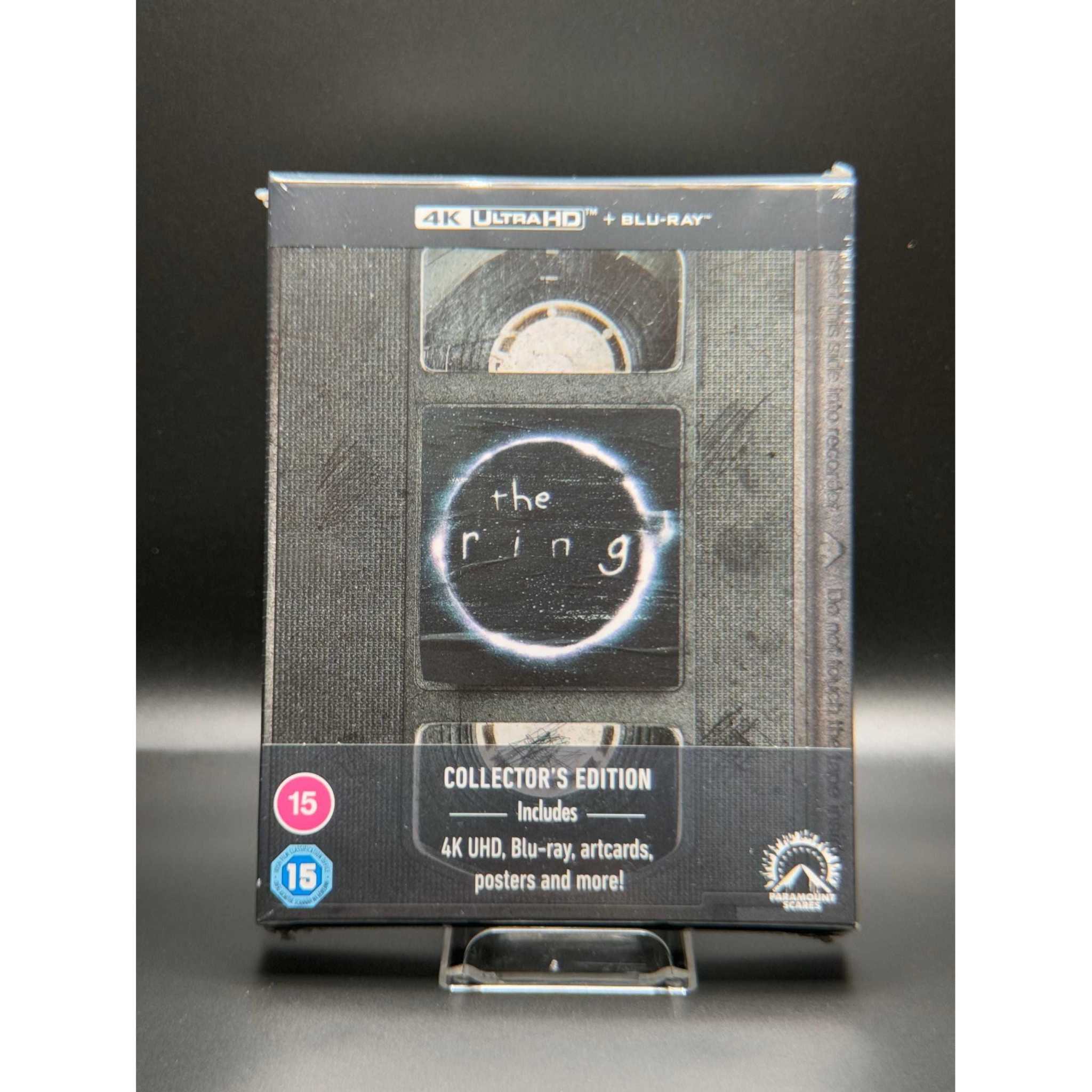 Ring Steelbook Limited Collectors Edition 4K Ultra HD + Blu-Ray packaging on display.