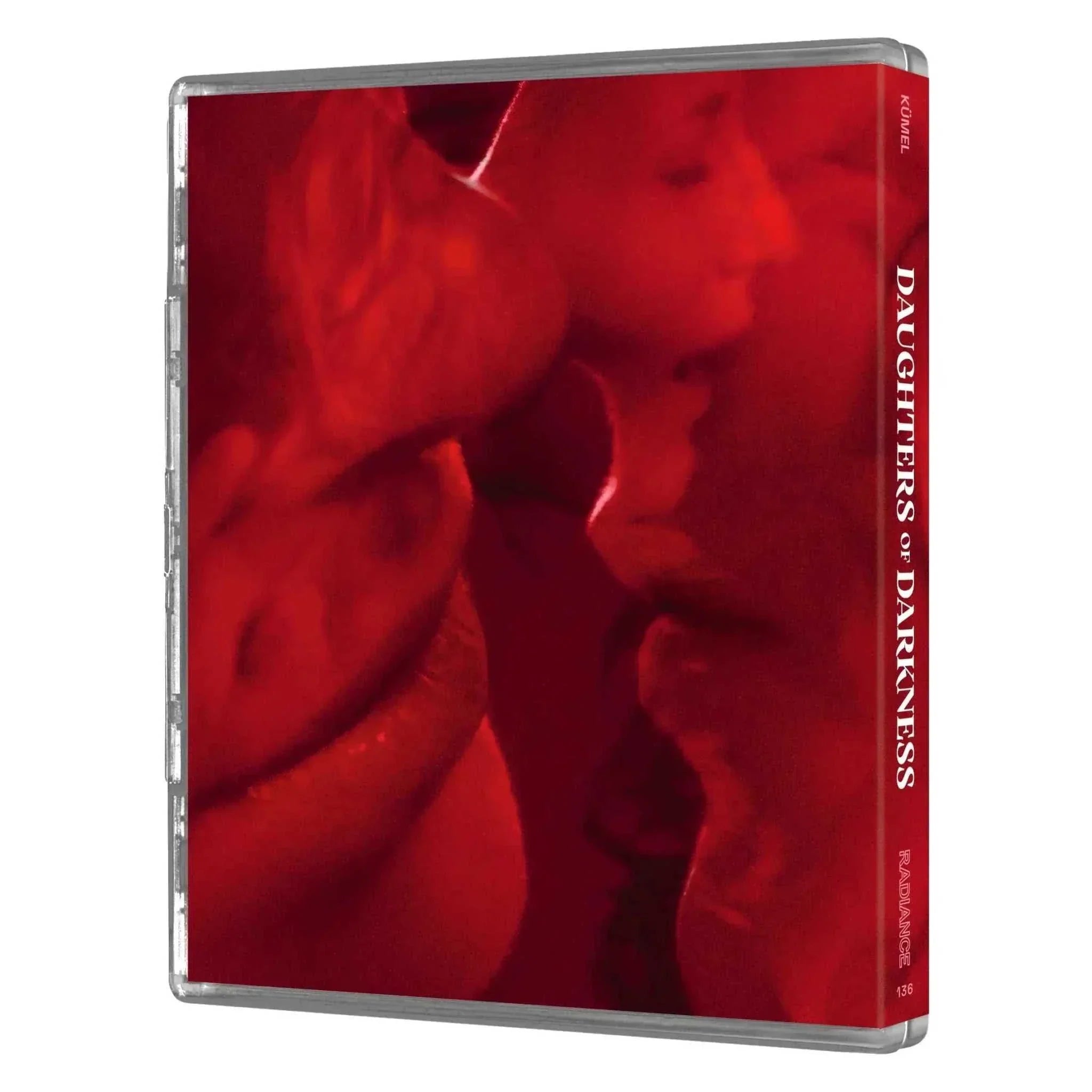 Daughters of Darkness limited edition 4K Ultra HD and Blu-Ray in rigid box with red artistic cover and spine text