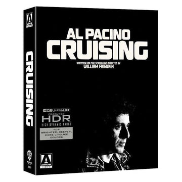 Cruising Limited Edition 4K UHD Blu-Ray with rigid slipcase and extras featuring Al Pacino.