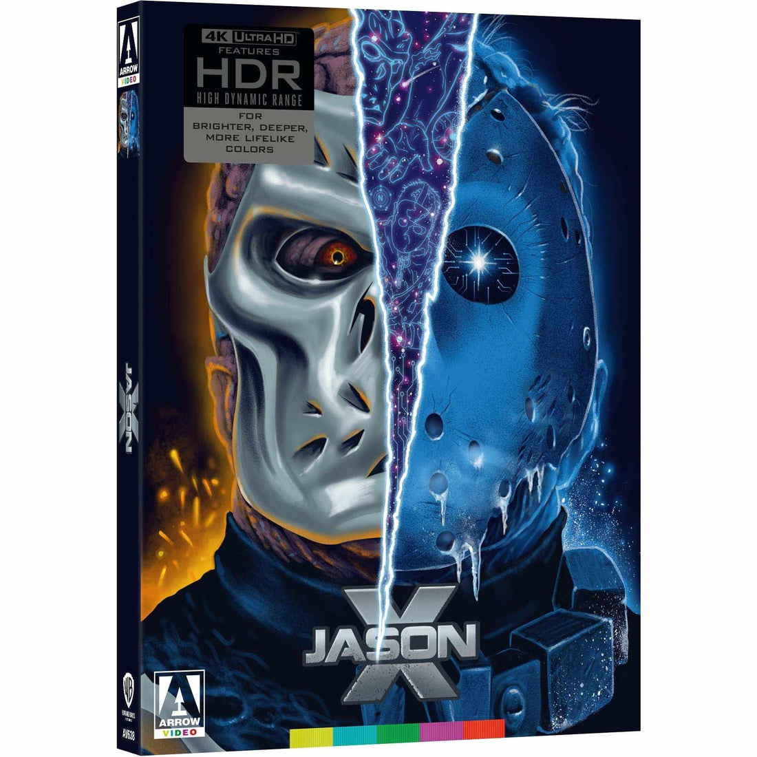 Jason X Limited Edition 4K UHD with Slipcover and Extras featuring sci-fi horror artwork.