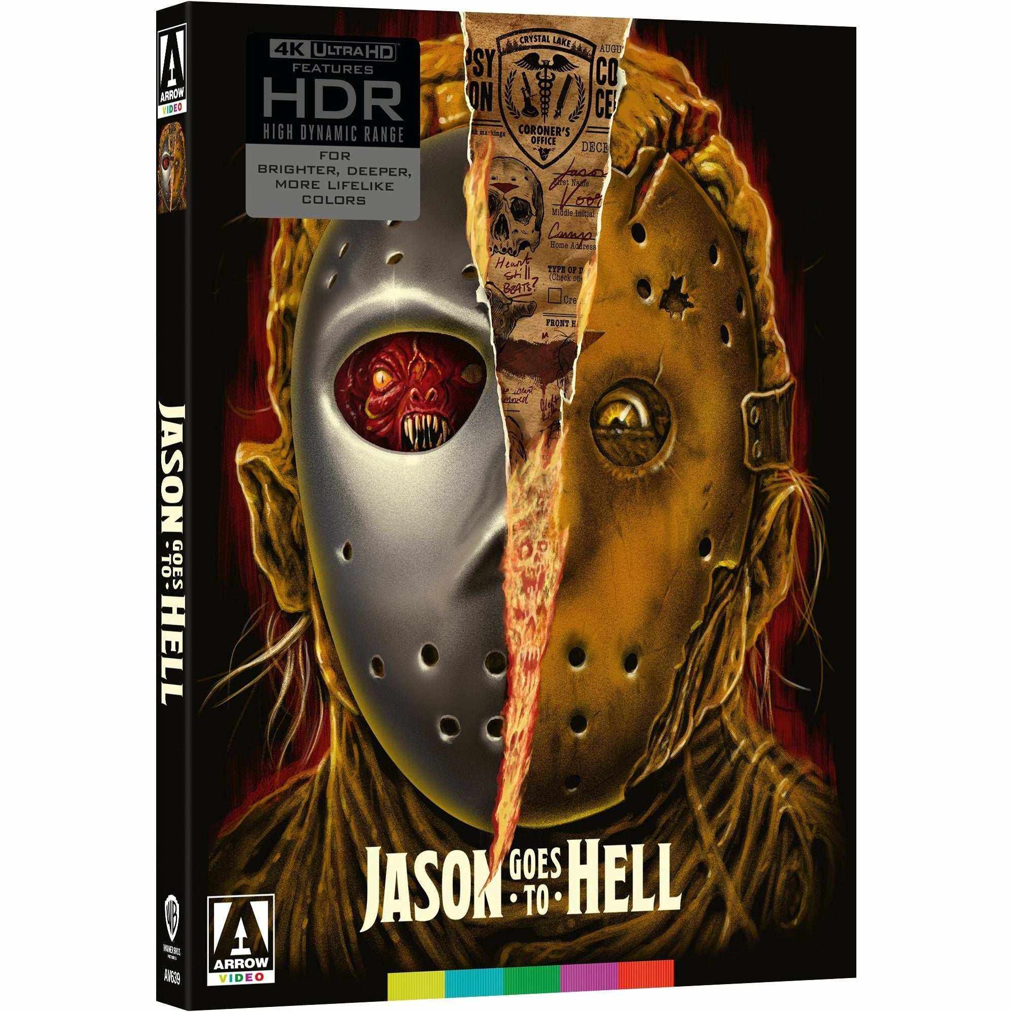 Jason Goes to Hell Limited Edition 4K UHD with slipcover and collector's extras.