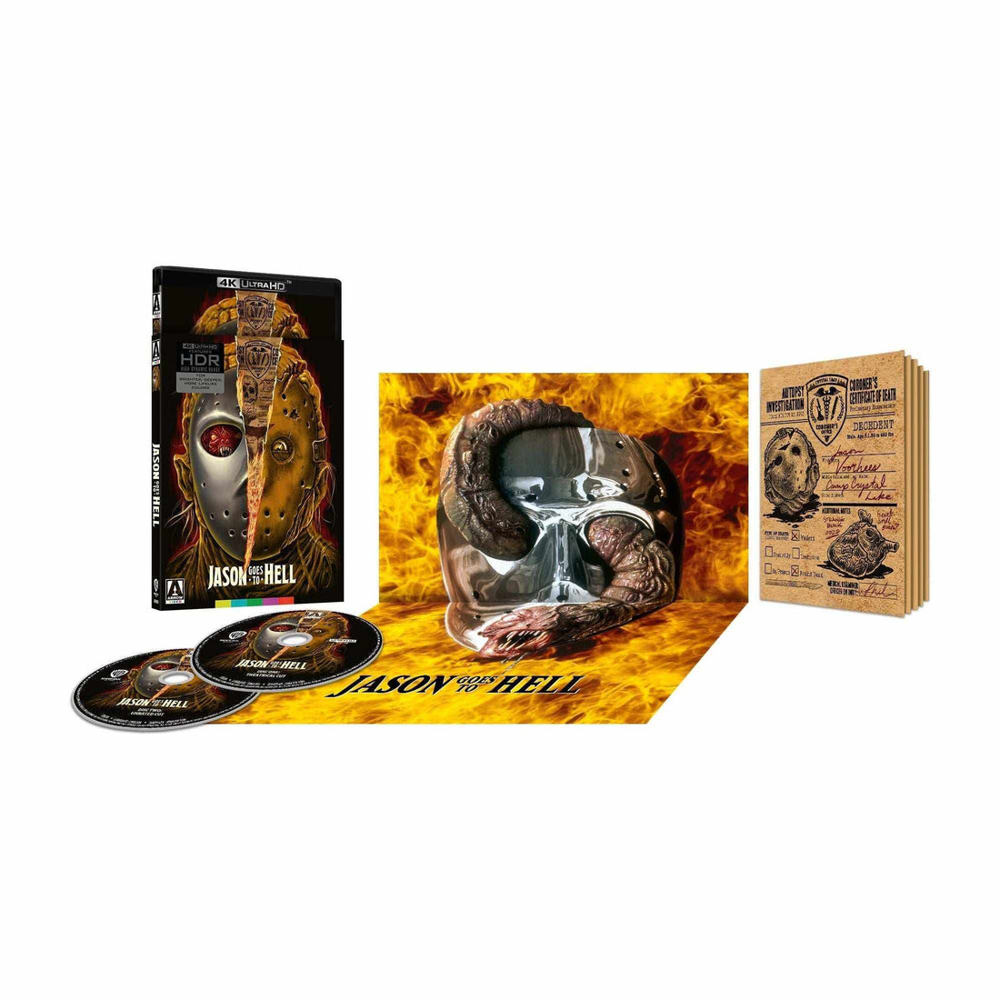 Jason Goes to Hell Limited Edition 4K UHD with slipcover and collector's extras.