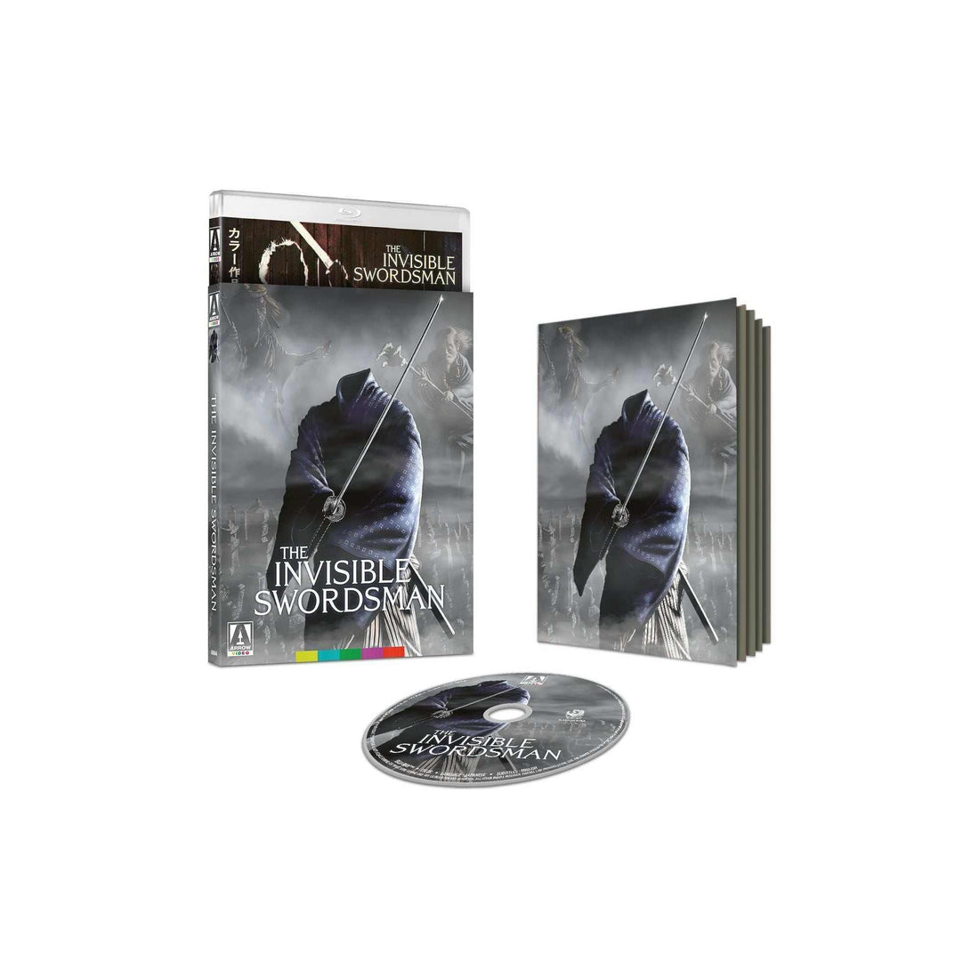 The Invisible Swordsman Limited Edition Blu-Ray with slipcover and booklet.