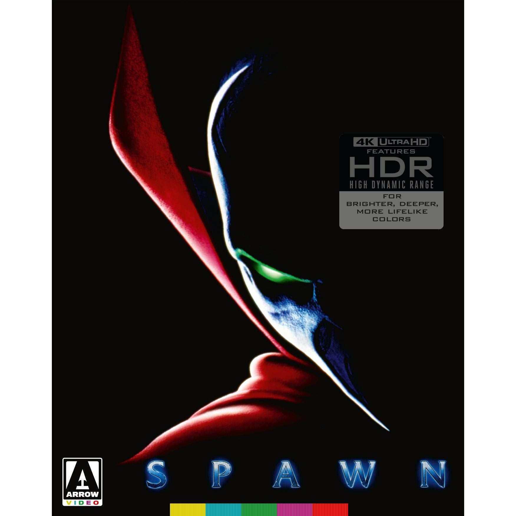PRE-ORDER Spawn Limited Edition 4K Ultra HD 2-disc set with director’s and theatrical cuts, slipcover, and collector’s extras