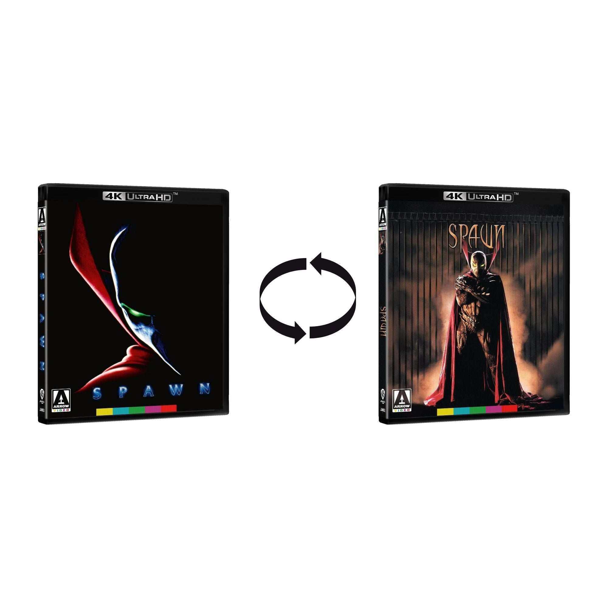 PRE-ORDER Spawn Limited Edition 4K Ultra HD 2-Disc set with reversible slipcover featuring Director's and Theatrical Cuts