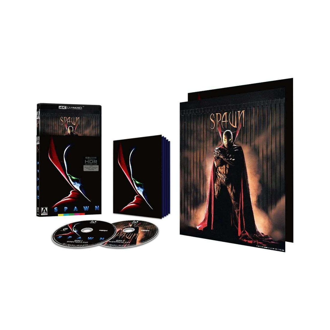 PRE-ORDER Spawn Limited Edition 4K Ultra HD 2-disc set with director’s and theatrical cuts, slipcover, and collector’s extras