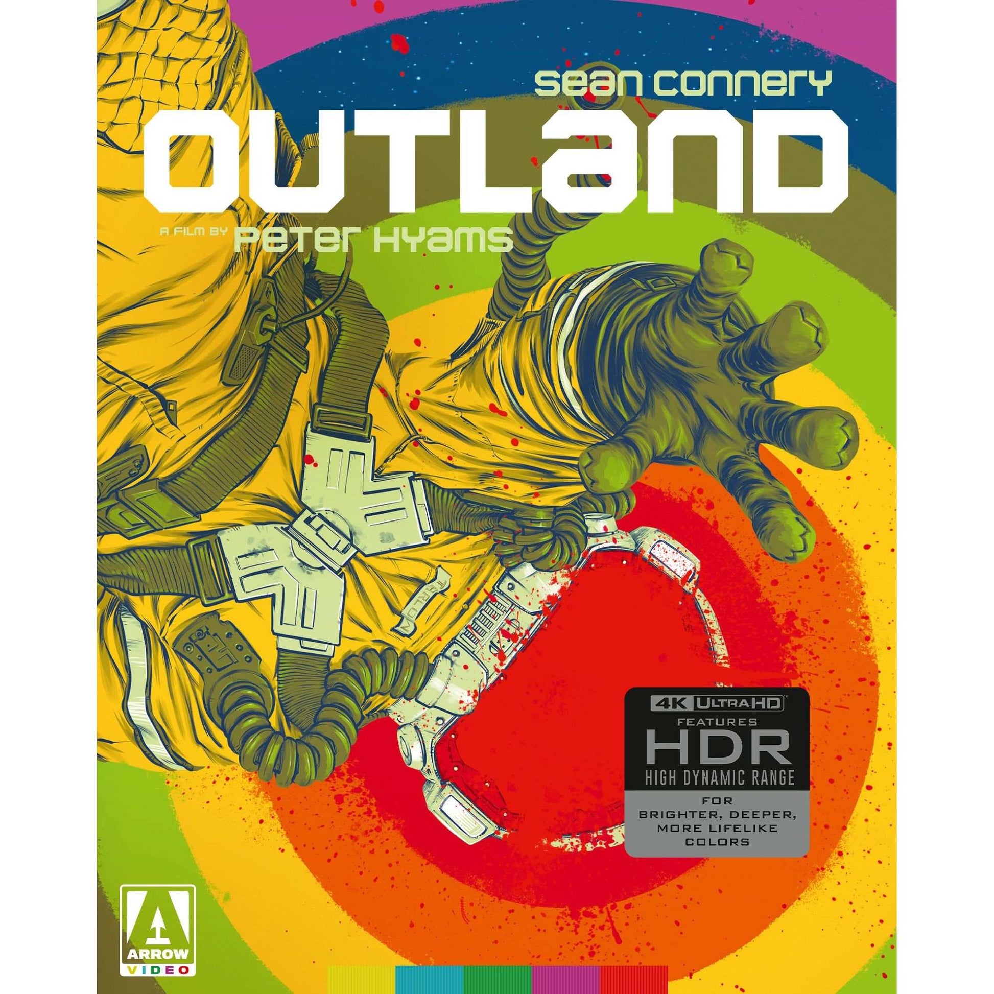Pre-order Outland limited edition 4K UHD Blu-ray with slipcover and extras featuring Sean Connery and restored visuals by Arrow Video US