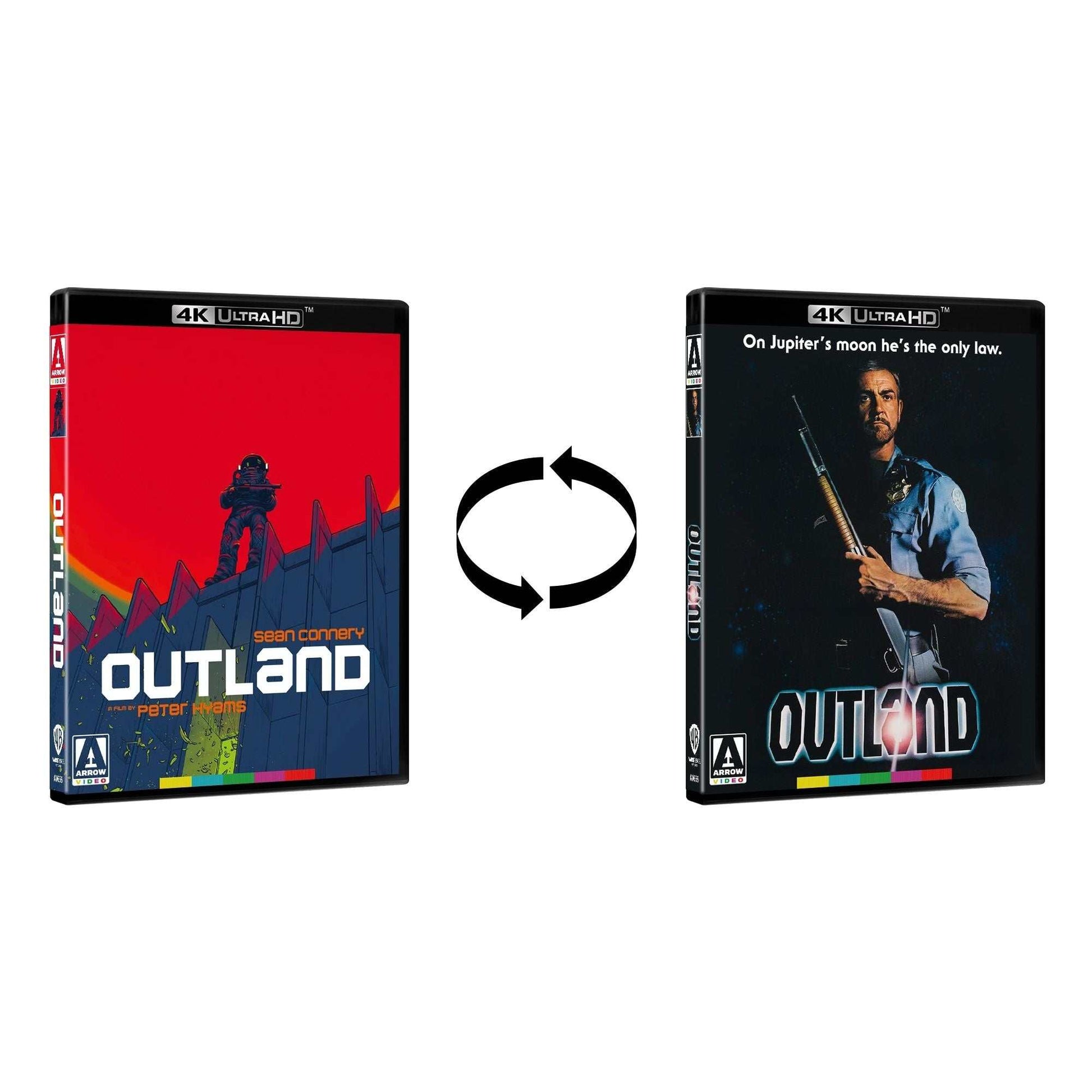 Pre-order Outland limited edition 4K UHD Blu-ray with reversible slipcover and extras by Arrow Video US