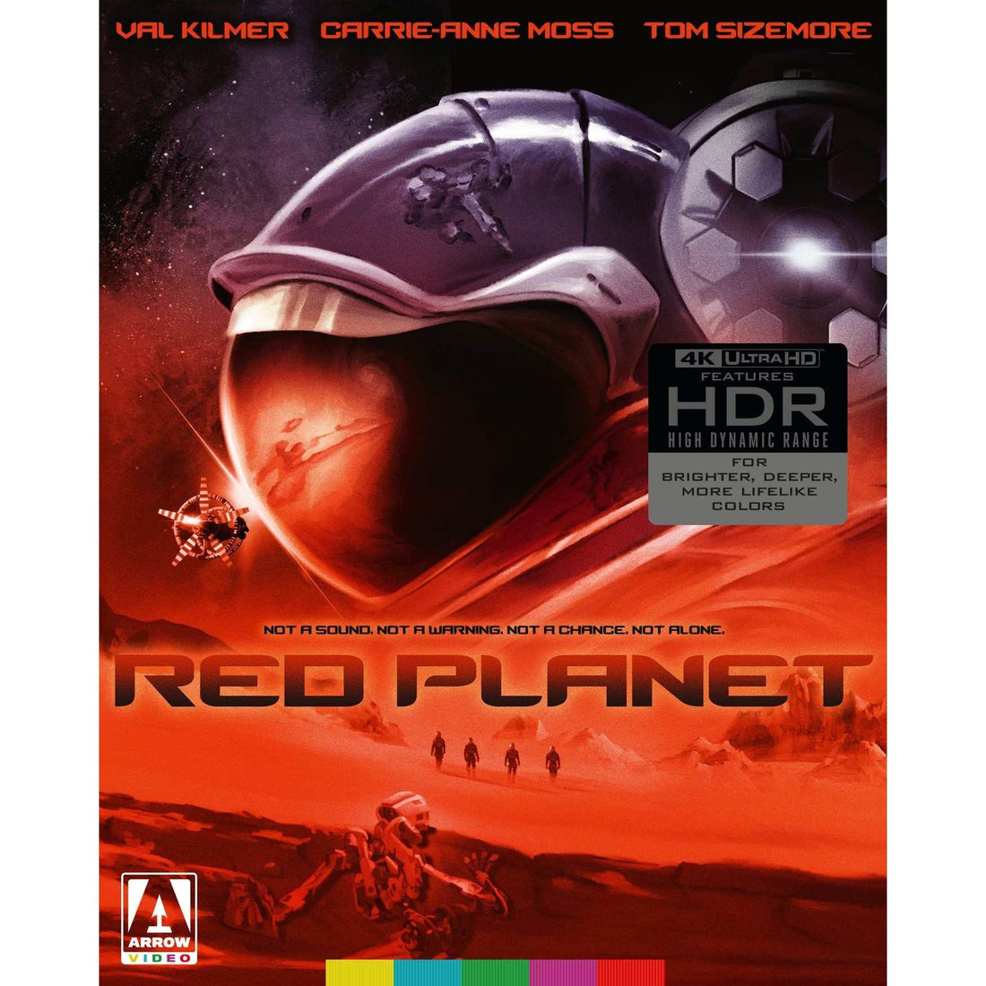 Red Planet Limited Edition 4K UHD Blu-ray with slipcover and illustrated booklet showing Mars and astronaut helmet design