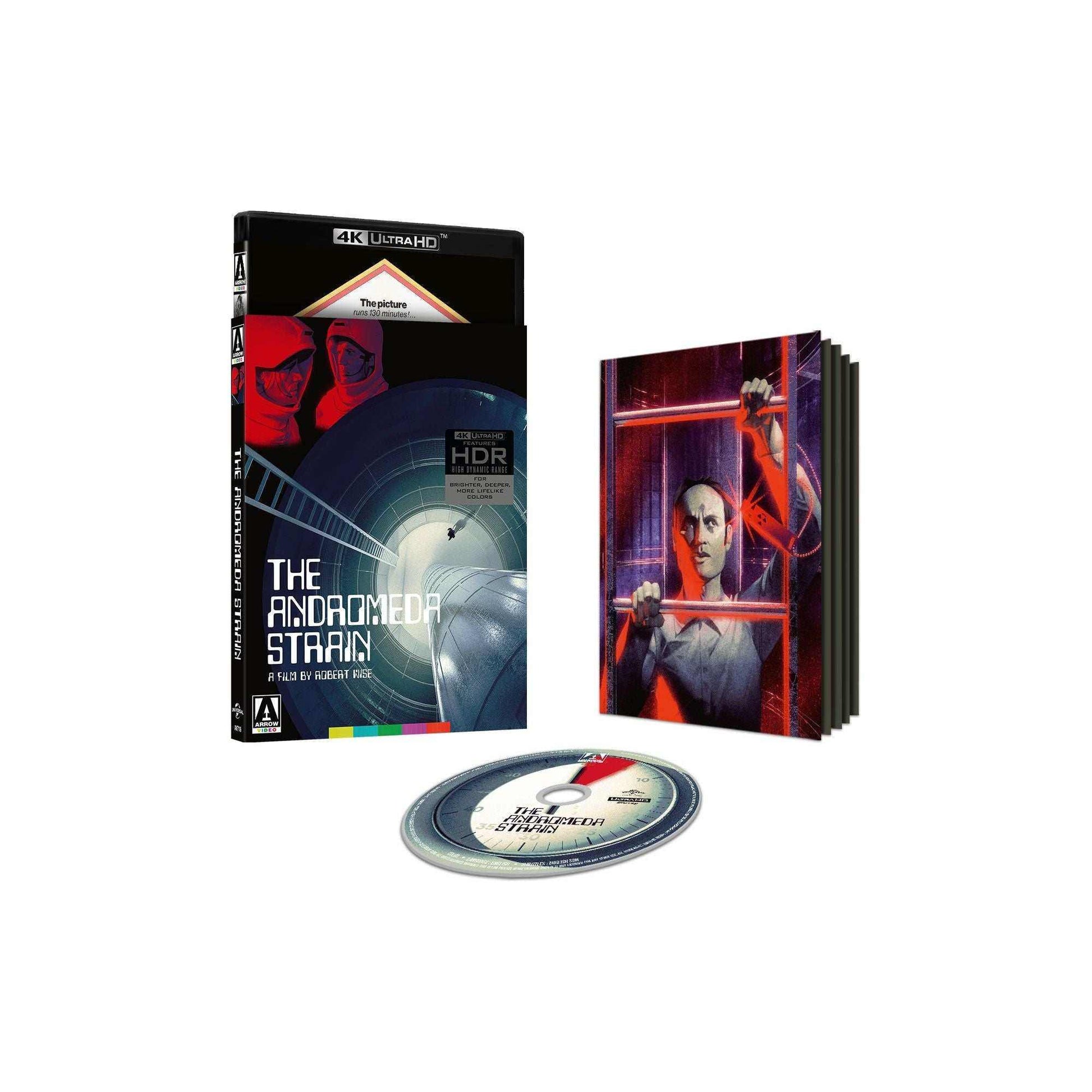 The Andromeda Strain Limited Edition 4K UHD with slipcover and booklet.