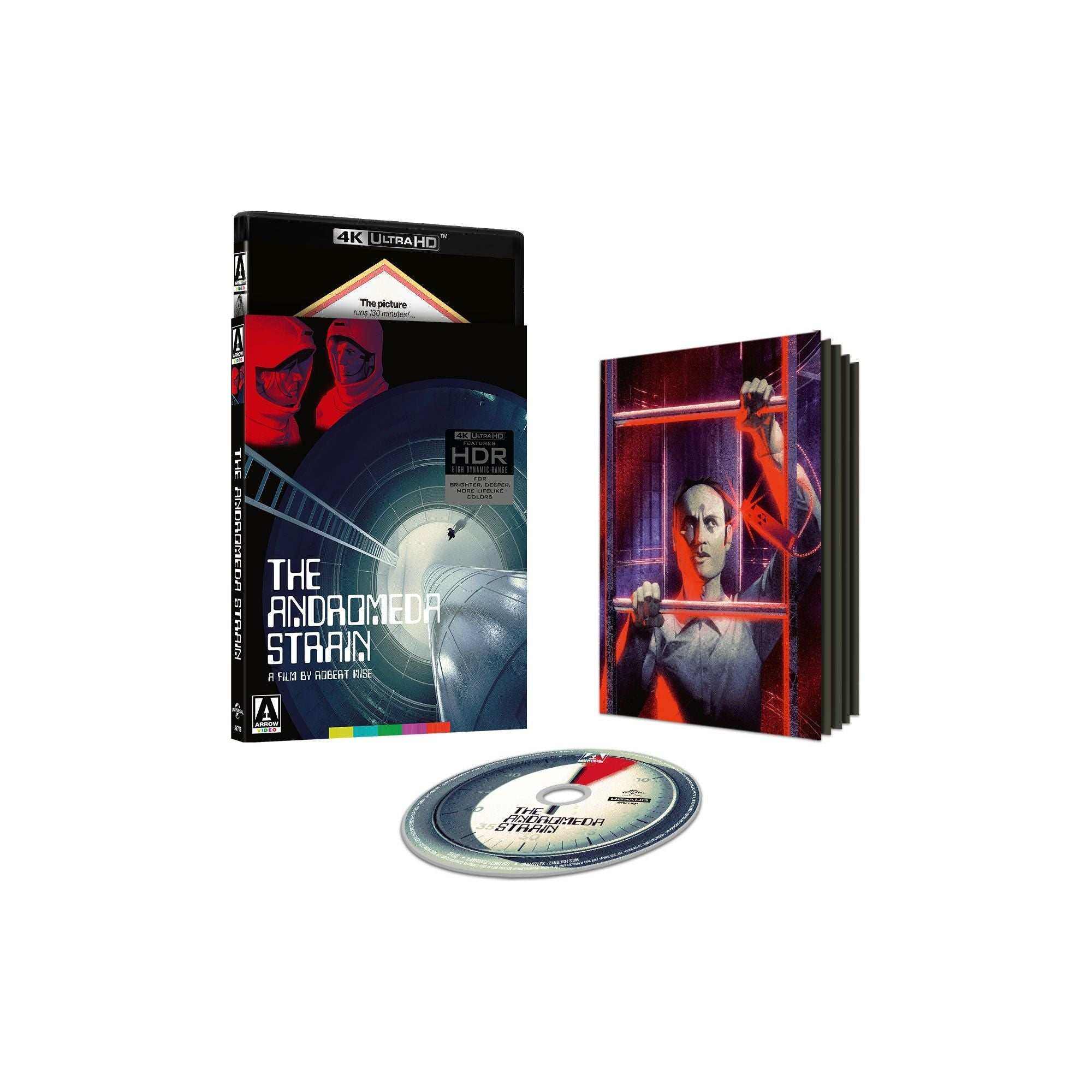 The Andromeda Strain Limited Edition 4K UHD with slipcover and booklet.