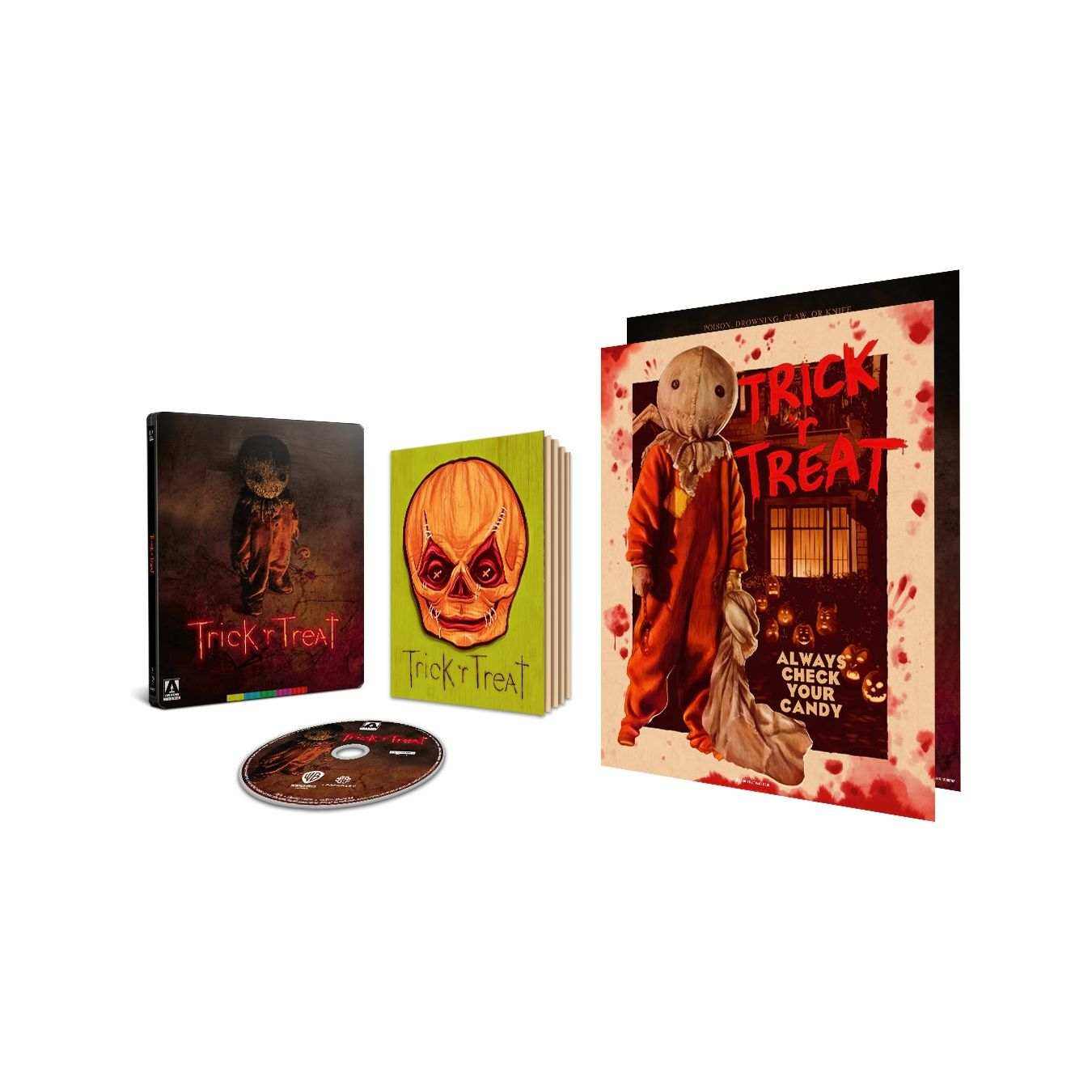 Trick 'r Treat 4K Ultra HD limited edition steelbook package with booklet and collectible poster
