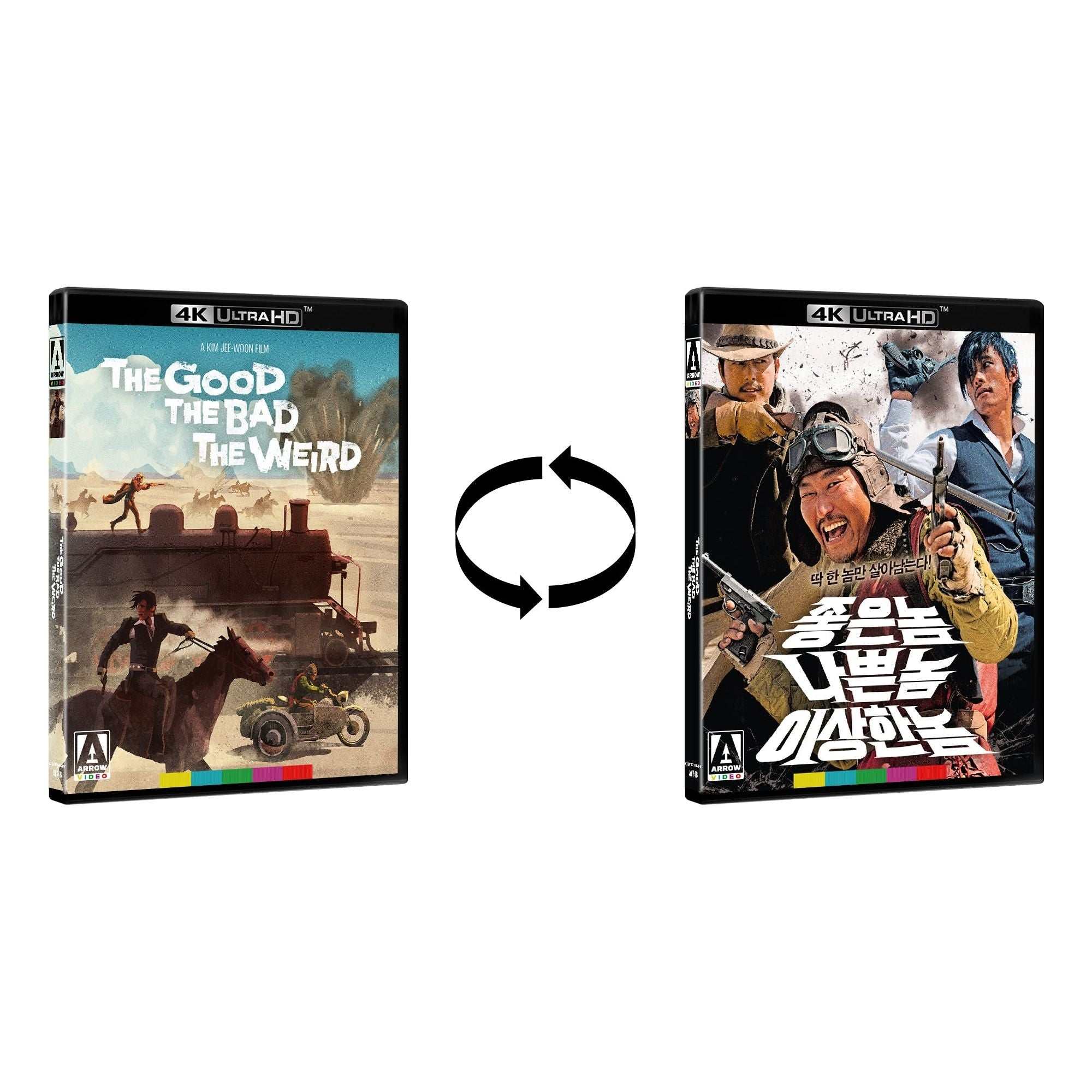 PRE-ORDER: "The Good, The Bad, The Weird" Limited Edition 4K UHD + Blu-Ray with slipcase and extras.