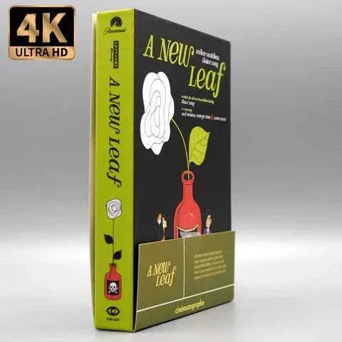 Cinématographe A New Leaf 4K Ultra HD and Blu-Ray combo pack with slipcase featuring restored artwork and film details