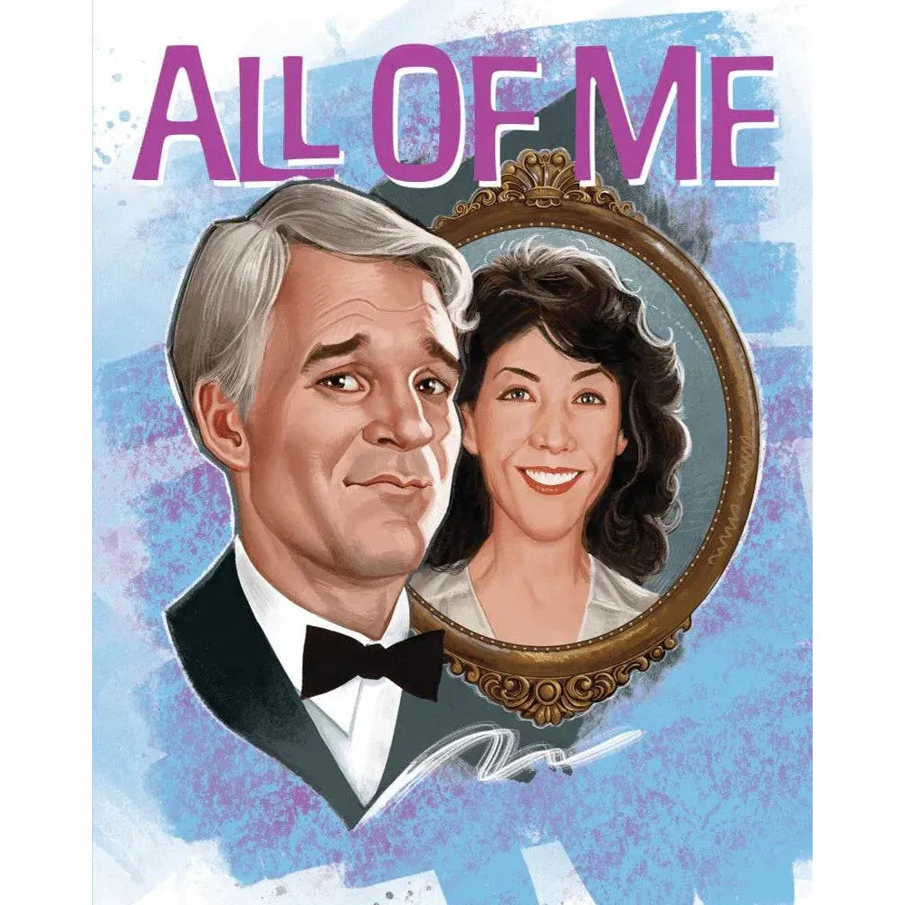 All Of Me 1984 comedy movie Blu-Ray with limited edition slipcover featuring Steve Martin and Victoria Tennant artwork.
