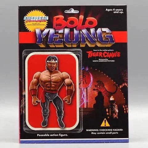 ETR Media "American Expendables" featuring Bolo Yeung action figure in packaging, celebrating North American Pictures films.