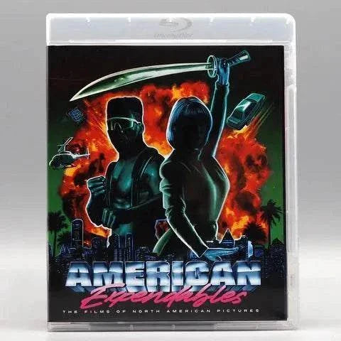 ETR Media American Expendables Blu-ray with slipcover, featuring North American action films.