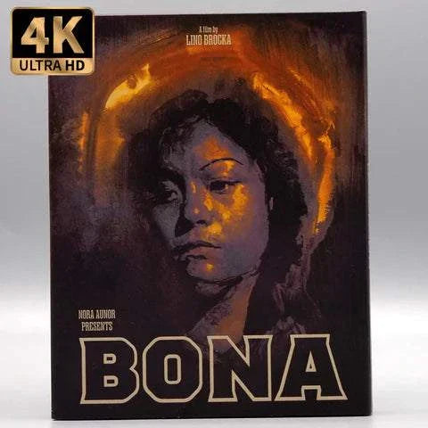 Kani - Bona 4K UHD movie cover featuring a dark artistic portrait of a woman with golden halo and bold Bona title.