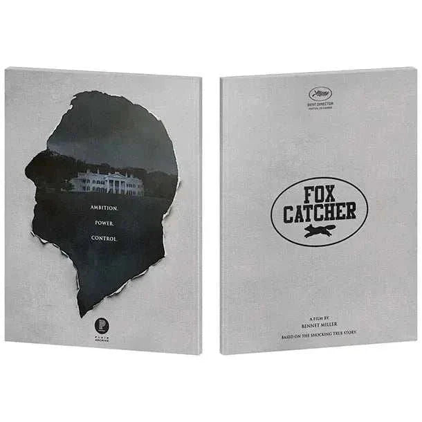 Foxcatcher Deluxe Box Blu-ray Steelbook with exclusive artwork and collectible items from Plain Archive